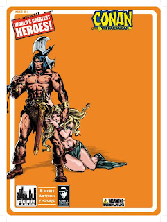 Figures Toy Company 8" Robert E Howard Retro (Mego-Style) Conan Card - Front