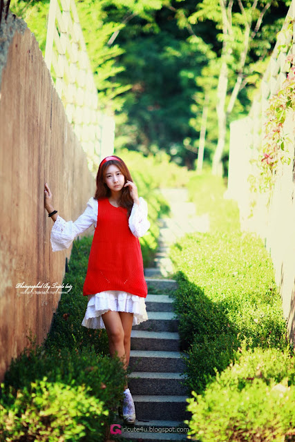 2 Park Hyun Sun outdoor - very cute asian girl-girlcute4u.blogspot.com