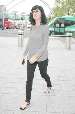 Katy Perry Heathrow Airport