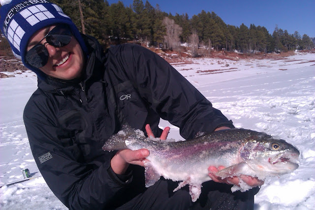 Ice Fishing for Trout