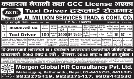 Free Visa, Free Ticket Jobs For Nepali In Qatar Salary- Rs.41,272/