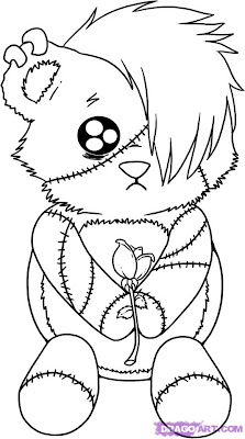 Emo Love Coloring Pages