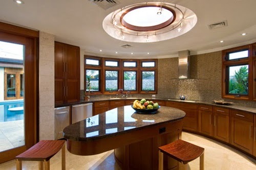 Amazing Modern Curved Kitchen Design Ideas