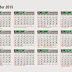 Download Kalender 2015 Indonesia Lengkap CorelDraw Bisa Diedit