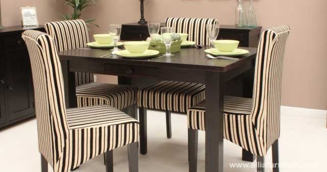  Meja  kursi makan  set minimalis  zebra Allia Furniture
