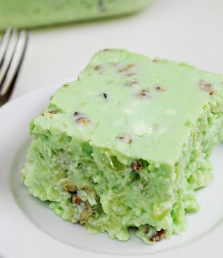 Grandma’s Lime Green Jello Salad Recipe (with Cottage Cheese & Pineapple)