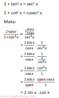 Contoh Soal Dan Pembahasan Tentang Trigonometri Ajar Hitung