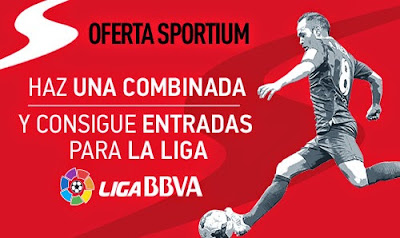 sportium sorteo entradas Atlético de Madrid vs Barcelona o Espanyol vs Real Madrid 10 mayo