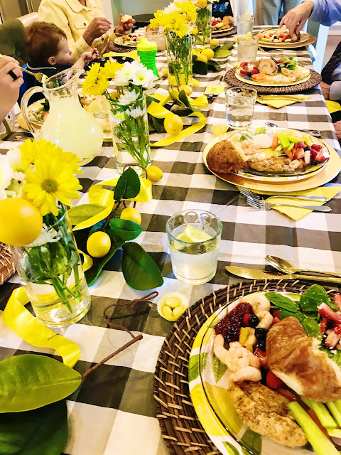 Lemon Themed Mother's Day Party @michellepaigeblogs.com