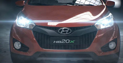 carro HB20X Cross Hyundai aventureiro off-road