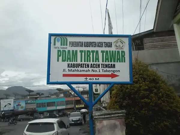 Nomor Call Center Kantor PDAM Tirta Tawar Kab Aceh Tengah