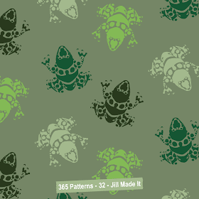 365 Patterns: Camouflage Frogs