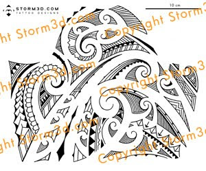 youtube maori tattoo shoulder design hand drawn