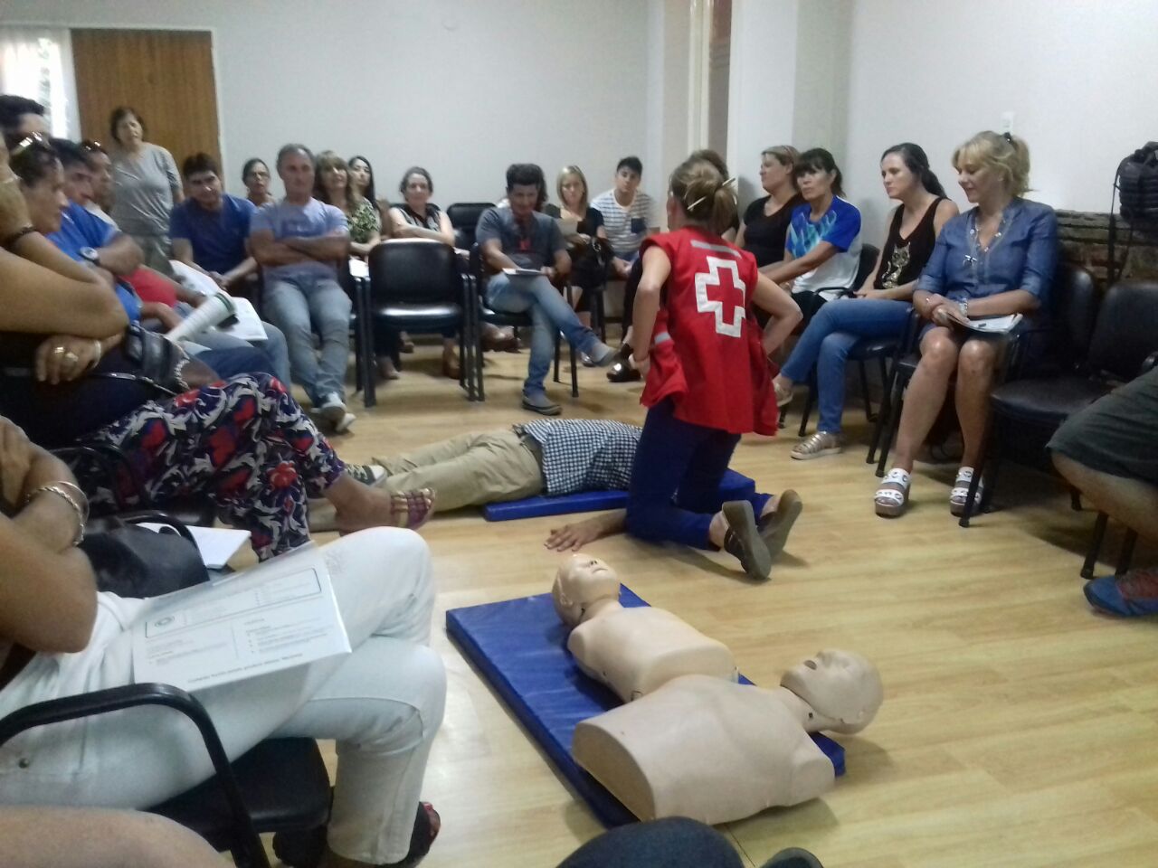 La Cruz Roja Filial San Juan nos capacitó en Respiración Cardio Pulmonar