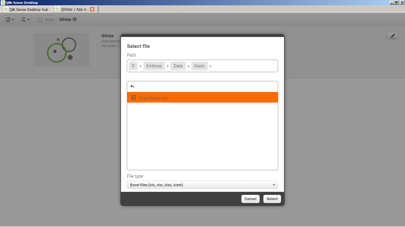 Cara membuat aplikasi di Qlik Sense - Emboss Coder
