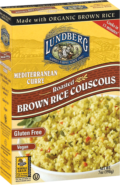 I love couscous, and was excited to learn about a new variety made from brown rice! Lundberg Family Farms is a family-owned and operated business that has