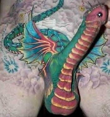 dragon dick tattoo. CLASSIC THROWBACK: DRAGON DICK