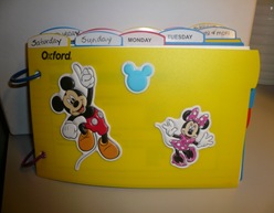 Oxford flip binder