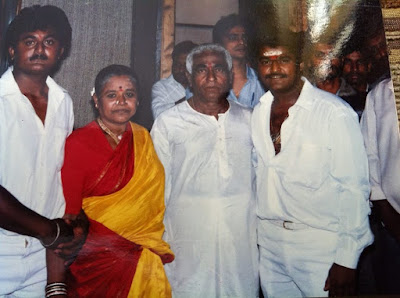 Jaggesh with father mother and brother 