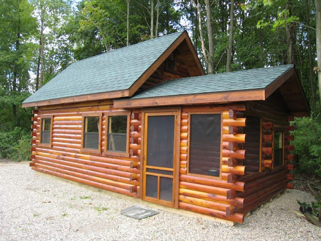 Cedar Cottage Cabin Kit, Prefab Log Cabin Kits, Log Home Financing, 