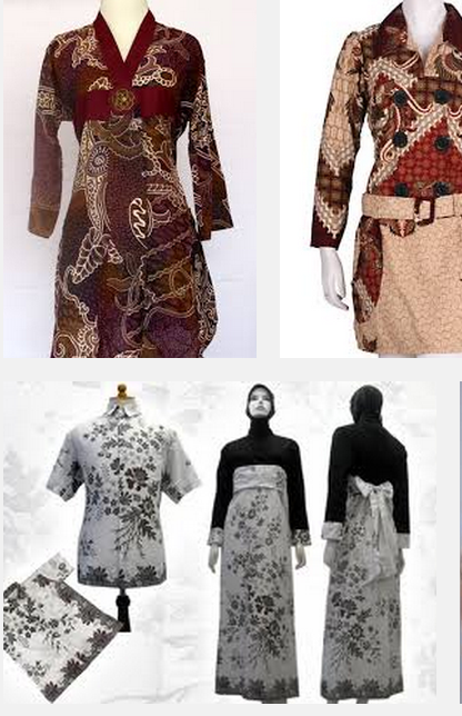  Model  baju  batik  wanita untuk  pesta  muslimah modern  terbaru