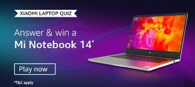 Amazon Xiaomi Laptop Quiz Answers