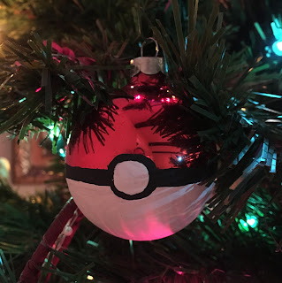 DIY Pokeball Ornament