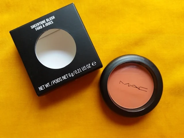 MAC Peaches Sheertone Blush Review & Swatches