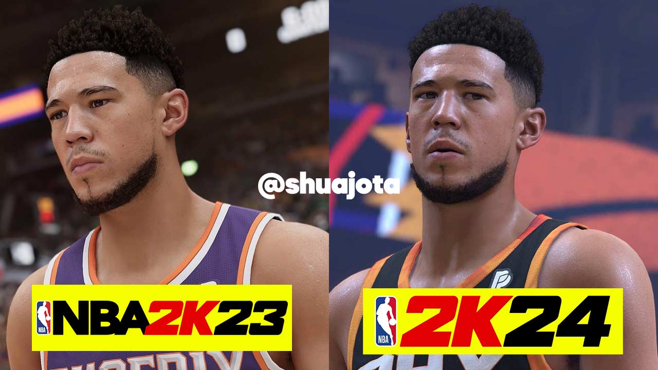 NBA 2K24 vs NBA 2K23 Graphics comparison 