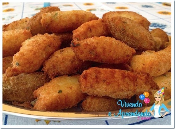 Bolinho de bacalhau com mandioca
