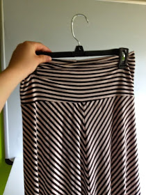 black and white striped skirt kohl's