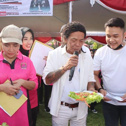 Polres Ngawi dan Cak Sodiq berita terkini terbaru hari ini-Gelar lomba masak dalam rangka menyemarakkan Hari Bhayangkara ke 77 tahun 2023