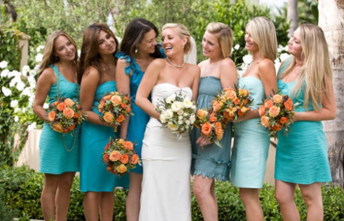 simple bridesmaid dresses