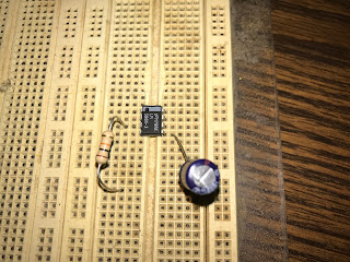 Resistor installed