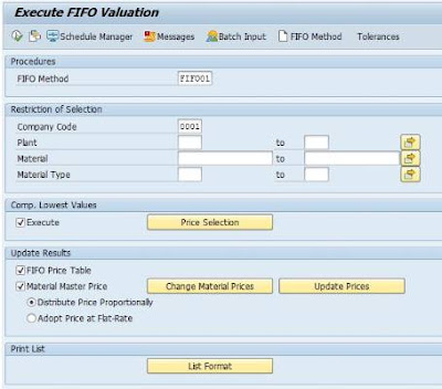 SAP Inventory Valuation through FIFO