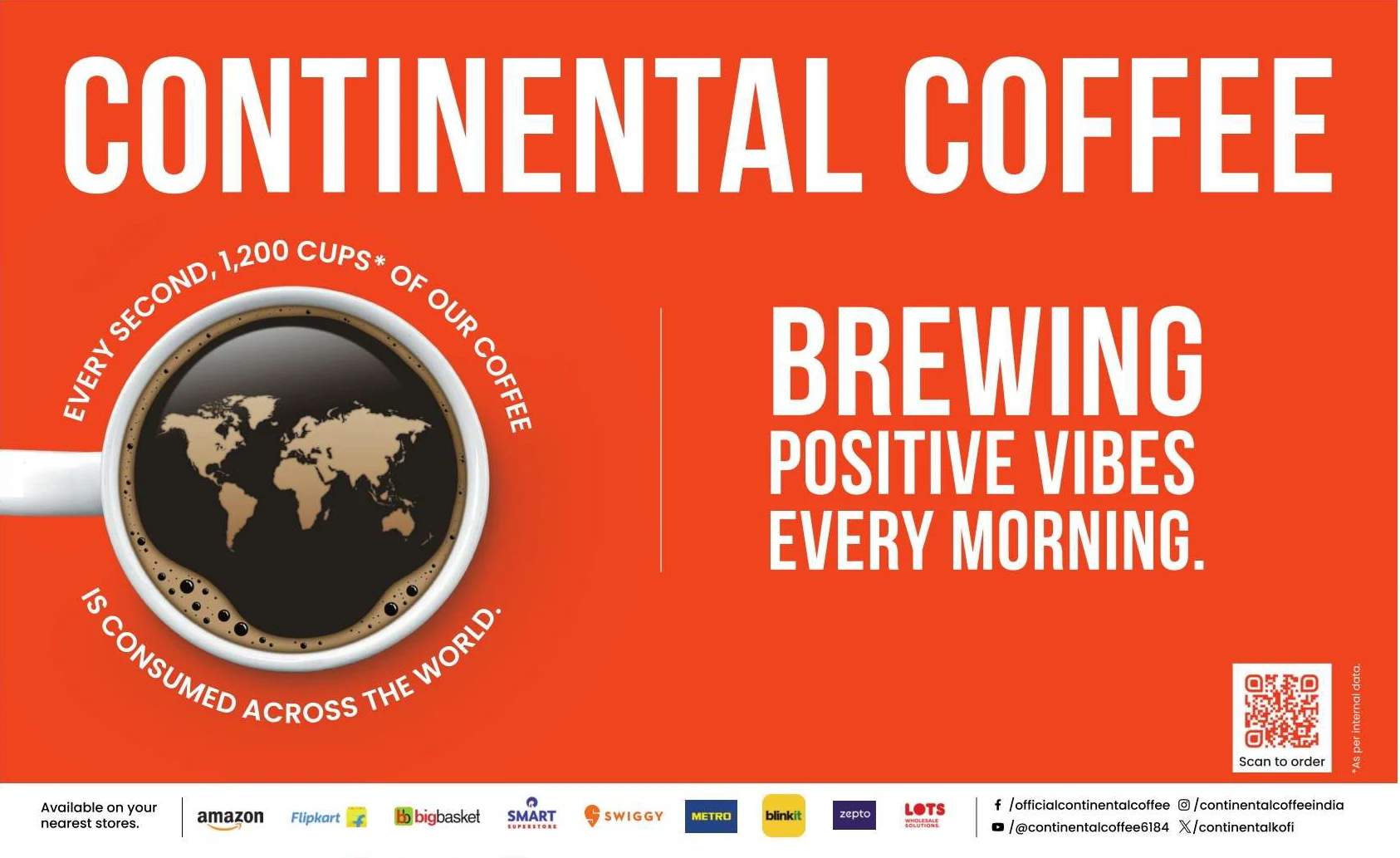 Continental Coffee: Brewing Positivity with Every Sip