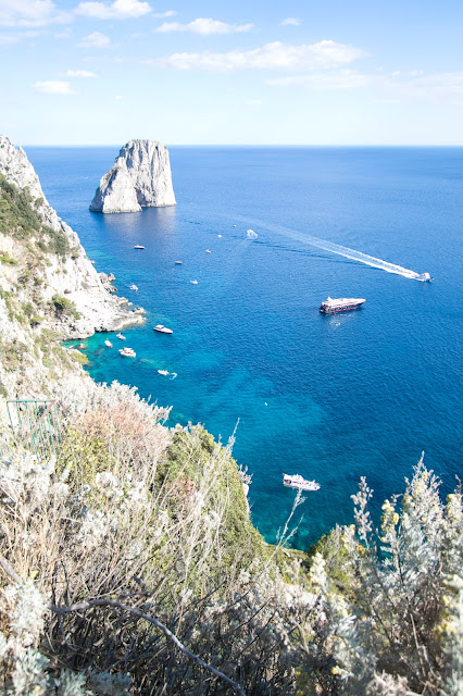 Vista dalla Certosa di San Giacomo-Capri