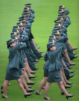 Below are examples of female hair styles which conform to NJROTC regulations