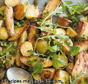 baby-potato-salad-with-celery-and-walnuts recipe
