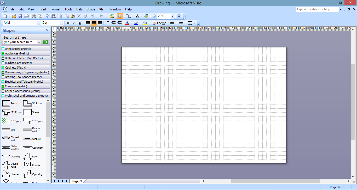 Membuat Denah Rumah Dengan MS Visio 2007 Part 1 Belajar Microsoft