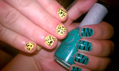 Superb Nail Art Cheetah Print