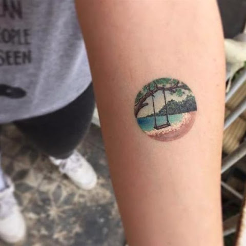 Summery Beach Tattoos For Your Own Tropic Thunder