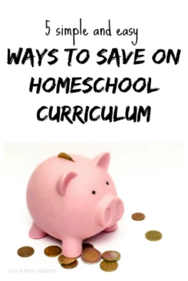 how to save on homeschool curriculum