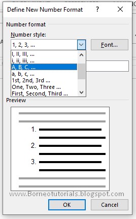 Trik Membuat Daftar Bertingkat di Ms Word 2013