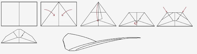 Avión de papel Wing 26