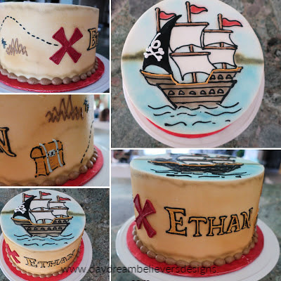Awesome Pirate Birthday Cake DIY Boys Pirate Birthday Party
