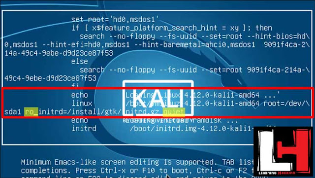 Bypass kali Linux Login