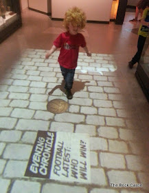 The National Football Museum at Urbis, Manchester projected football on floor