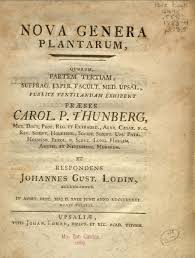 Carolus Linneaus,Genera Plantarum,Carolus Linneaus book