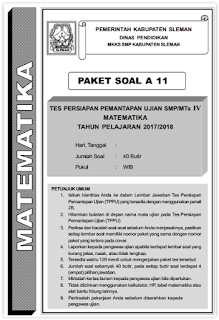  Untuk mengakibatkan momen ujian nasional ini menjadi berkesan bagi kalian kalian dengan sede SOAL TRY OUT TPPU SLEMAN 2019